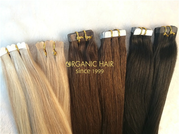 Tap in human hair extensions wholesale cost C2